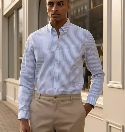 قميص دوبي مقلم